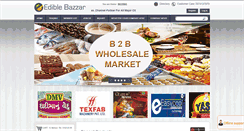 Desktop Screenshot of ediblebazzar.com