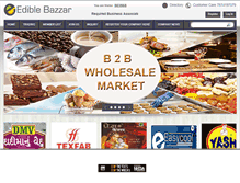 Tablet Screenshot of ediblebazzar.com